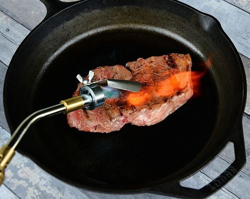 Perfectly Heating Torch Attachment for Sous Vide Slow Cooking and Torch 8000