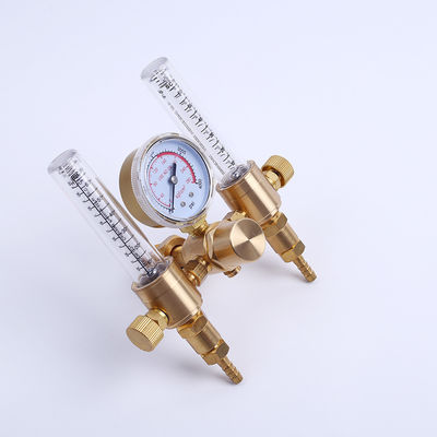 High Pressure Argon Regulator Dual Co2 Flowmeter for Mig Tig Welding Gas Connection