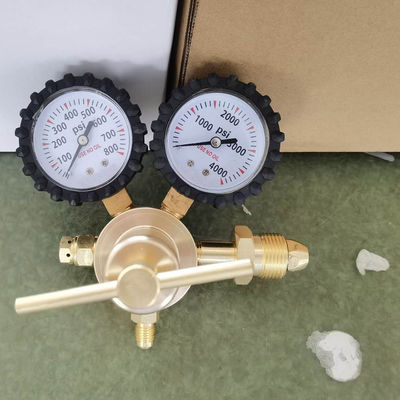0-800 PSI Pressure CGA580 Inlet Nitrogen Regulator for HVAC Purging Made of Solid Brass