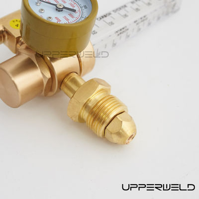 Single Stage CO2 Argon Gas Regulator TIG MIG Flowmeter 0-4000 psi Pressure Gauge