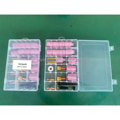 TIG Welding Torch Accessories Kit for WP17/18/26 54NQCN Complete TIG Consumables Set
