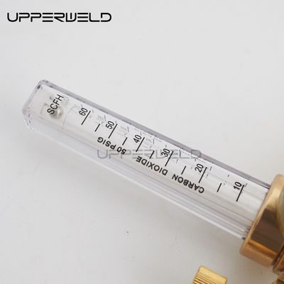 Single Stage CO2 Argon Gas Regulator TIG MIG Flowmeter 0-4000 psi Pressure Gauge