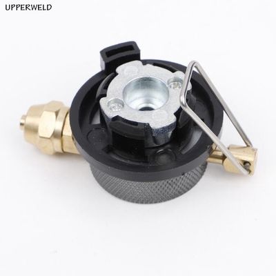 Outdoor Stove Adapter for Portable Air Tank Charging Valve and Propane Stove