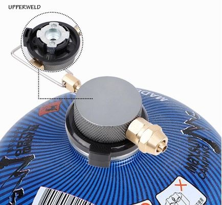 Outdoor Stove Adapter for Portable Air Tank Charging Valve and Propane Stove