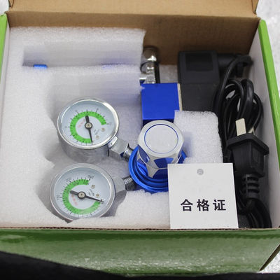 Green Gas Reducer Dual Stage CO2 Regulator Solenoid Valve for Aquarium Fish Tank