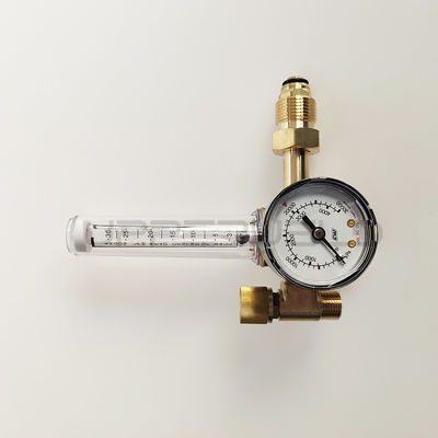 Gold Full Copper Flowmeter for Argon/CO2 MIG TIG Gas Regulator in Welding Industry