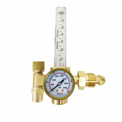 Mini CO2/Argon Flowmeter Industrial Gas Regulator with Yellow Brass Construction