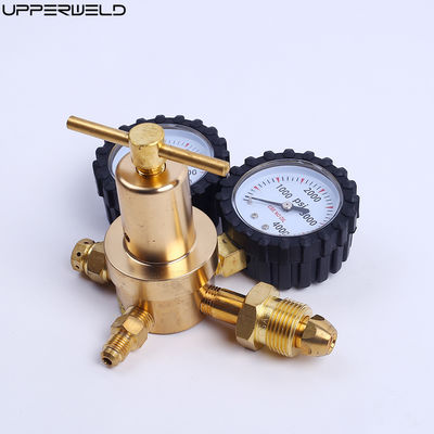 Brass High Pressure Nitrogen Regulator with Gas Pressure Gauge and CGA580 Inlet Connection