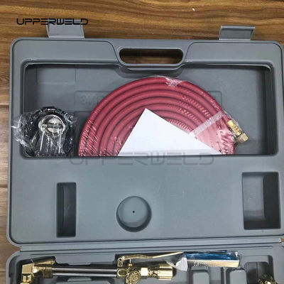 Portable Oxygen Acetylene Gas Cutting Torch and Welding Kit for Medium Duty Regulator