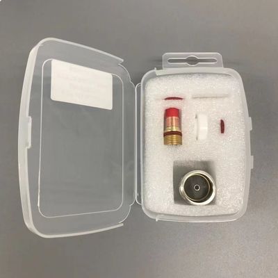 WP-17/18/26 Champagne TIG Welding Torch Accessories 1.6mm/2.4mm/3.2mm Clear Nozzle Kit