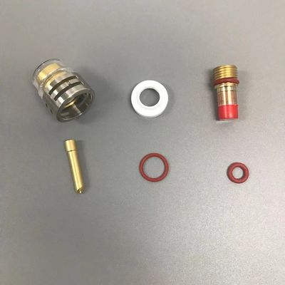 WP-17/18/26 Champagne TIG Welding Torch Accessories 1.6mm/2.4mm/3.2mm Clear Nozzle Kit