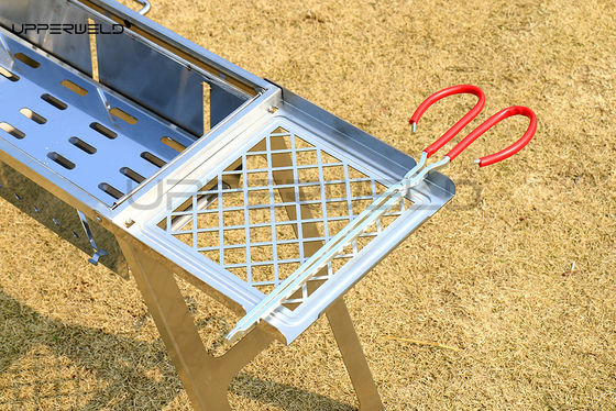 Clean Finishing Portable BBQ Outdoor Grill Foldable Stainless Steel Smokeless Grilling