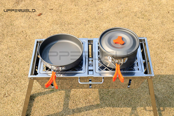 Clean Finishing Portable BBQ Outdoor Grill Foldable Stainless Steel Smokeless Grilling