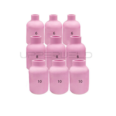 31PCS TIG Welding Torch Stubby Gas Lens Ceramic Cup Kit for WP-17/18/26 Large Size