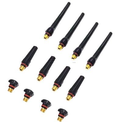 WP-17/18/26 Welding Torch Brass and Plastic 12pcs TIG Back Cap Kit 57Y02 57Y03 57Y04