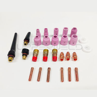 WP-17/18/26 Welding Torch Brass and Plastic 12pcs TIG Back Cap Kit 57Y02 57Y03 57Y04