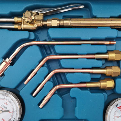 Gas Welding and Cutting Torch Kit Oxygen Acetylene Brazing Set with Carrying Case Ideal