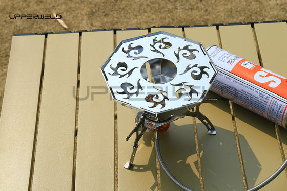 Compact Outdoor BBQ Spider Stove with Gas Stove Adapter Maximum Fire Burn Time 1 Hour