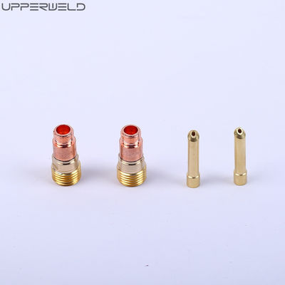 Stubby Gas Lens 10 Pyre Glass Cup Clear Nozzle Kit for WP-17/18/26 Tig Welding Torch
