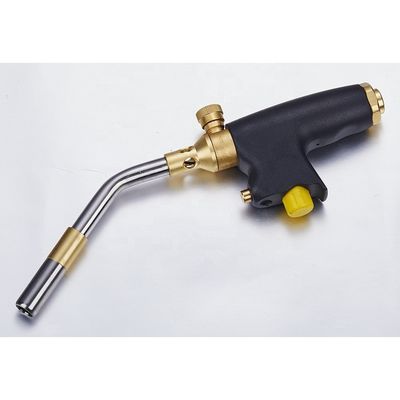 OBM Support CGA600 Soldering and Brazing Thread Trigger-Start Torch Head Propane Mapp Torch 1300°C