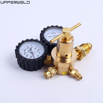 Customized Support ODM Brass Gas Reducer with 800 PSI Delivery Pressure and Double Gauges