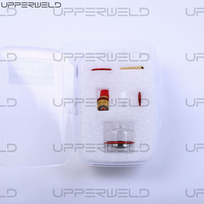TIG Welding Torch Stubby Gas Lens 12 Pyre Glass Cup Clear Nozzle Kit For WP-17/18/26