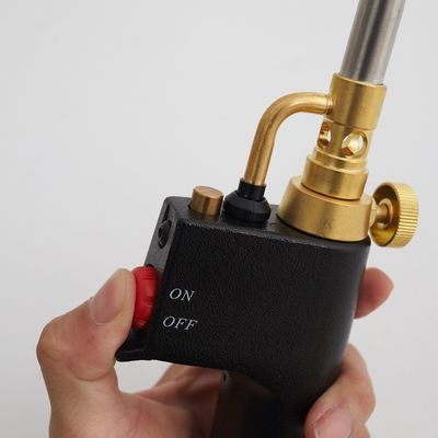 Self-Ignition Stainless Steel Head Propane MAPP Torch CGA600 Thread Trigger Start