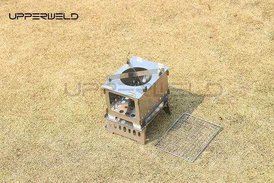 304 Stainless Steel Portable BBQ Grill for Hiking Camping Picnic Outdoor Cooking Tool