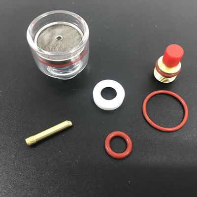 WP9/20 2.4mm TIG Welding Torch Stubby Gas Lens Glass Kit for Wp17/18/26 Tig Torch 2kg