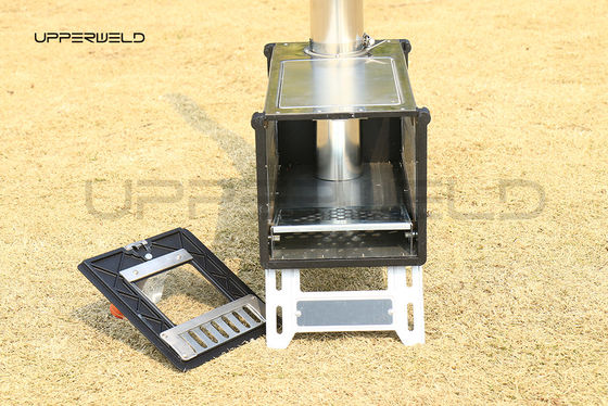 Multifunctional Firewood Stove with Chimney Non-rusting Finishing 3.5KG Weight