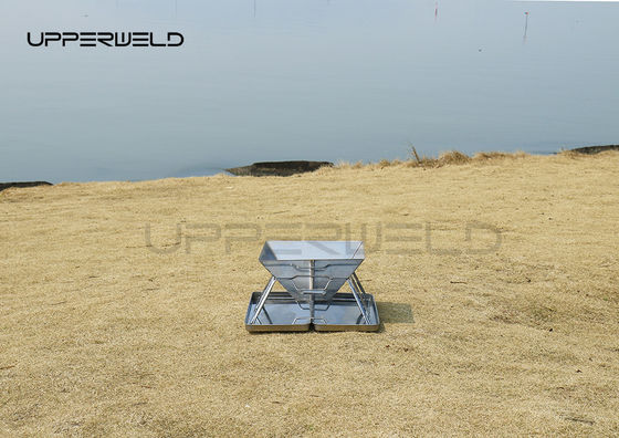 Small Patio Backyard Fire Pit Folding BBQ Stove Non-rusting 2KG Camping Carbon Fireplace