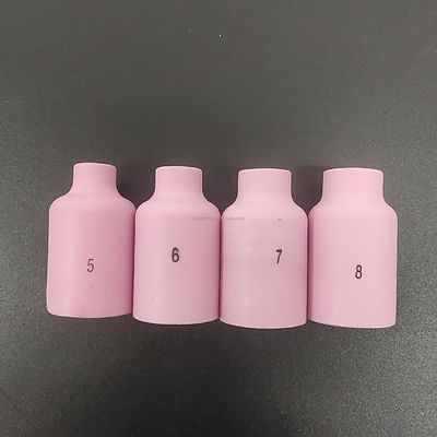 Customized Alumina Nozzle Glass Tig Welding Ceramic Cup Argon WP17 18 26 53N 54N Series