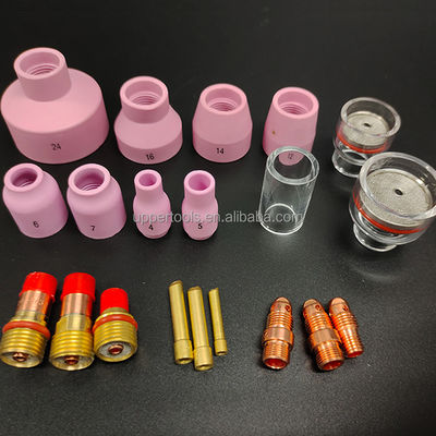 Customized Alumina Nozzle Glass Tig Welding Ceramic Cup Argon WP17 18 26 53N 54N Series
