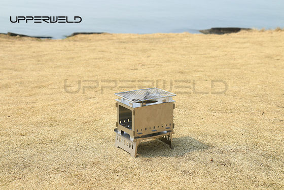 Portable Stainless Steel Stove for Camping and Picnics Expanded size 21.5*20.5*15.5cm
