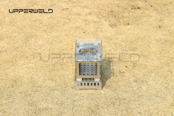 Portable Stainless Steel Stove for Camping and Picnics Expanded size 21.5*20.5*15.5cm