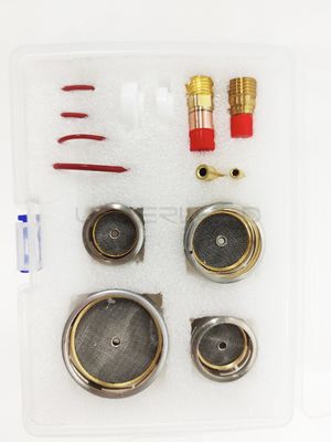 OBM Customized WP-17/18/26 TIG Welding Torch Accessories Champagne Clear Nozzle Wedge Collet Gas Lens