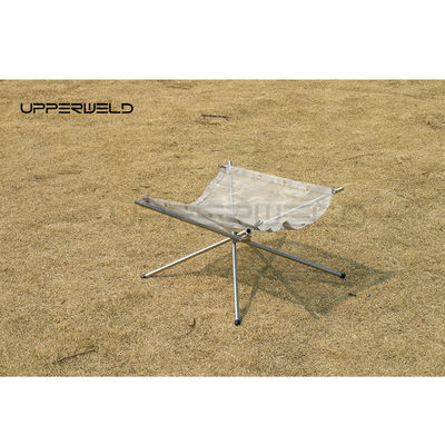 Outdoor Camping Stainless Steel Firepit with Non-Rusting Finish and Portable Design