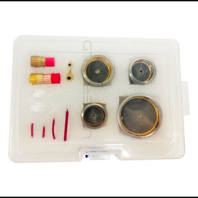 OBM Customized WP-17/18/26 TIG Welding Torch Accessories Champagne Clear Nozzle Wedge Collet Gas Lens