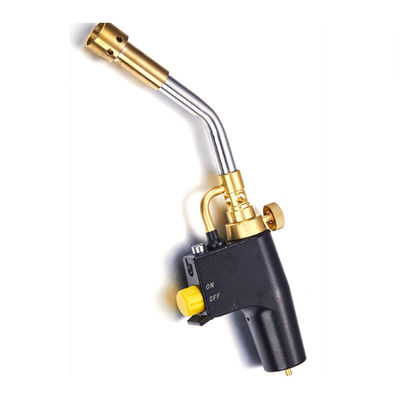 Customized CGA600 Stainless Steel Thread Trigger-Start Torch Head for Propane Mapp Torch