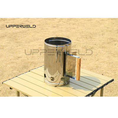 Fast and Easy BBQ Ignition Stainless Steel Outdoor Chimney Grill Starter with Igniter