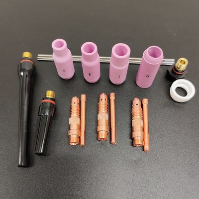 TIG Gas Lens Collect Dysza Ceramiczna WP17 18 26 Ceramic Nozzle Kit for Welding Working