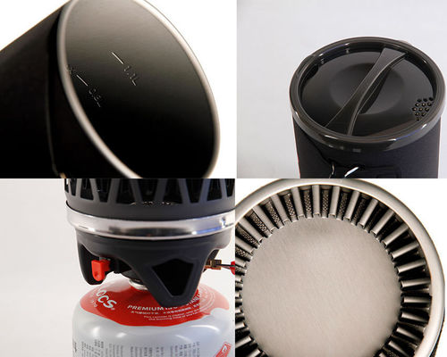 Portable Camping Pots and Pans Set for Integrated Gas Stove Cooking on Outdoor Trips