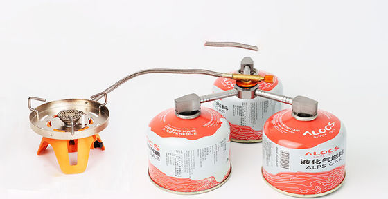 Outdoor Camping Lamp Converter with 97g Aluminum Alloy Gas Tank Conversion Head Tools