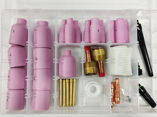 TIG Gas Lens Collet Kit 45V116 1/16'' 45V64 3/32'' 995795 1/8'' for WP17 18 26 Torch