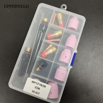 Air/water Cooled TIG Welding Torch Accessories Kit with Stubby Gas Lens and Glass Cup