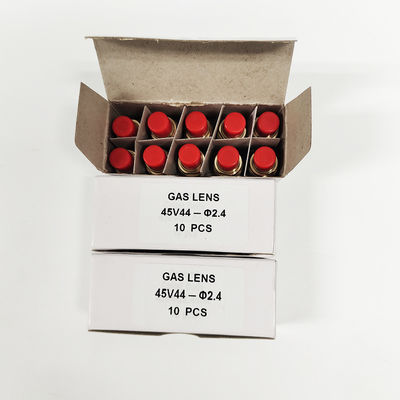 45V 44 2.4mm TIG Welding Gas Lens Collect Bodies for Welding Type Air/water cooled