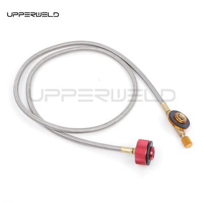 Outdoor Gas Stove Control Valve with 1m Hose and Stainless Steel Gas Tank Adapter