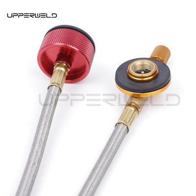 Outdoor Gas Stove Control Valve with 1m Hose and Stainless Steel Gas Tank Adapter