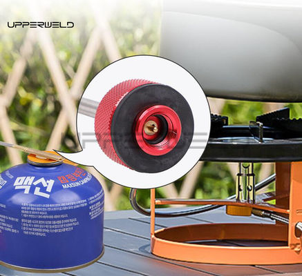 Outdoor Gas Stove Control Valve with 1m Hose and Stainless Steel Gas Tank Adapter