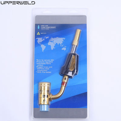 Portable Brass Nozzle UP3000 Heating Torch with Propane Flame Self Ignition Hand Holder
